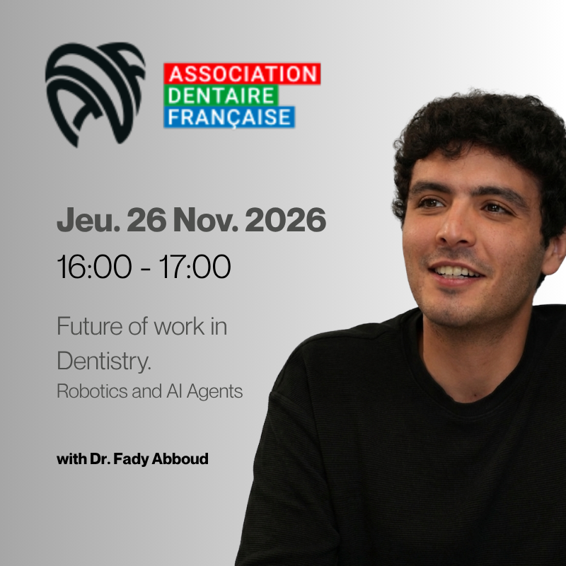 Nos amis les robots — the future of work in dentistry